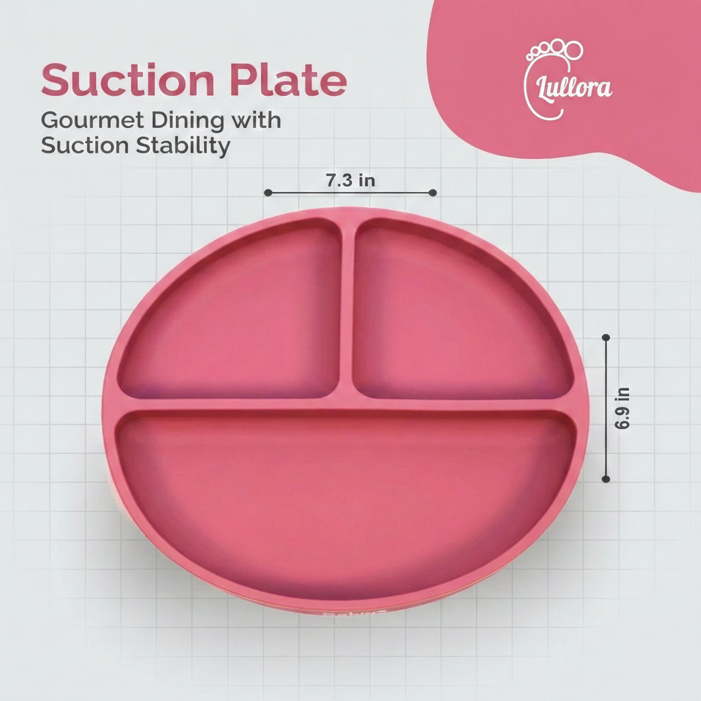 My First Baby Feeding Set | Silicone Baby Weaning Set of 6 Pcs | Tableware Kit