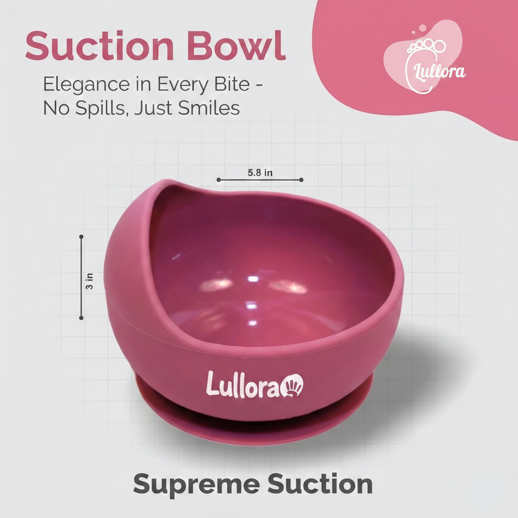 My First Baby Feeding Set | Silicone Baby Weaning Set of 6 Pcs | Tableware Kit